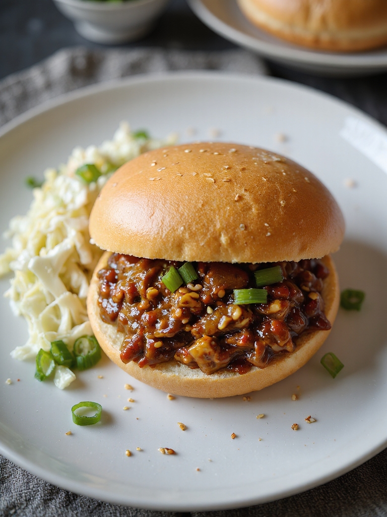 tropical savory sweet sloppy joes