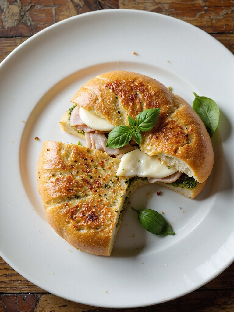 turkey pesto mozzarella panini