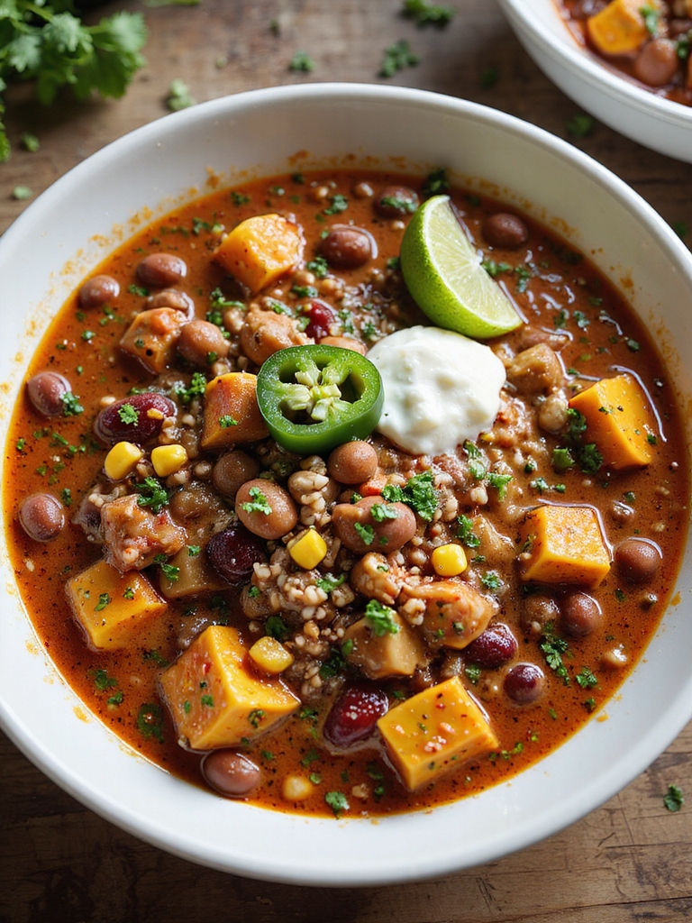 vegetable forward freezer friendly crockpot chili