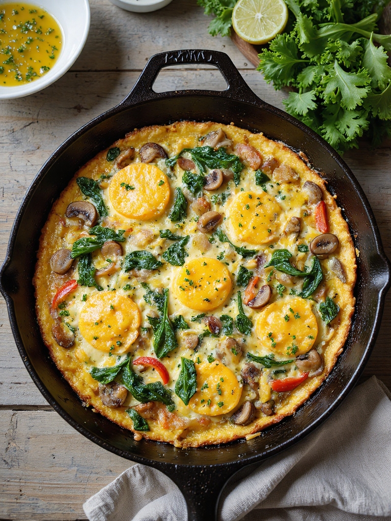 veggie packed oven baked frittata
