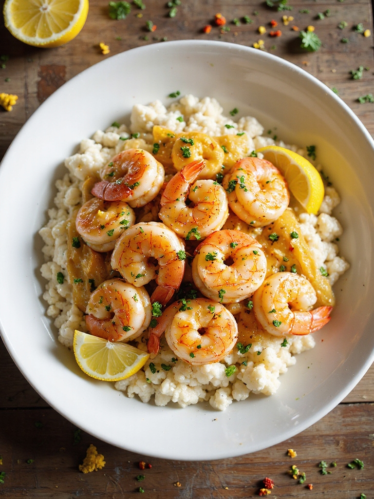 zesty garlic butter shrimp