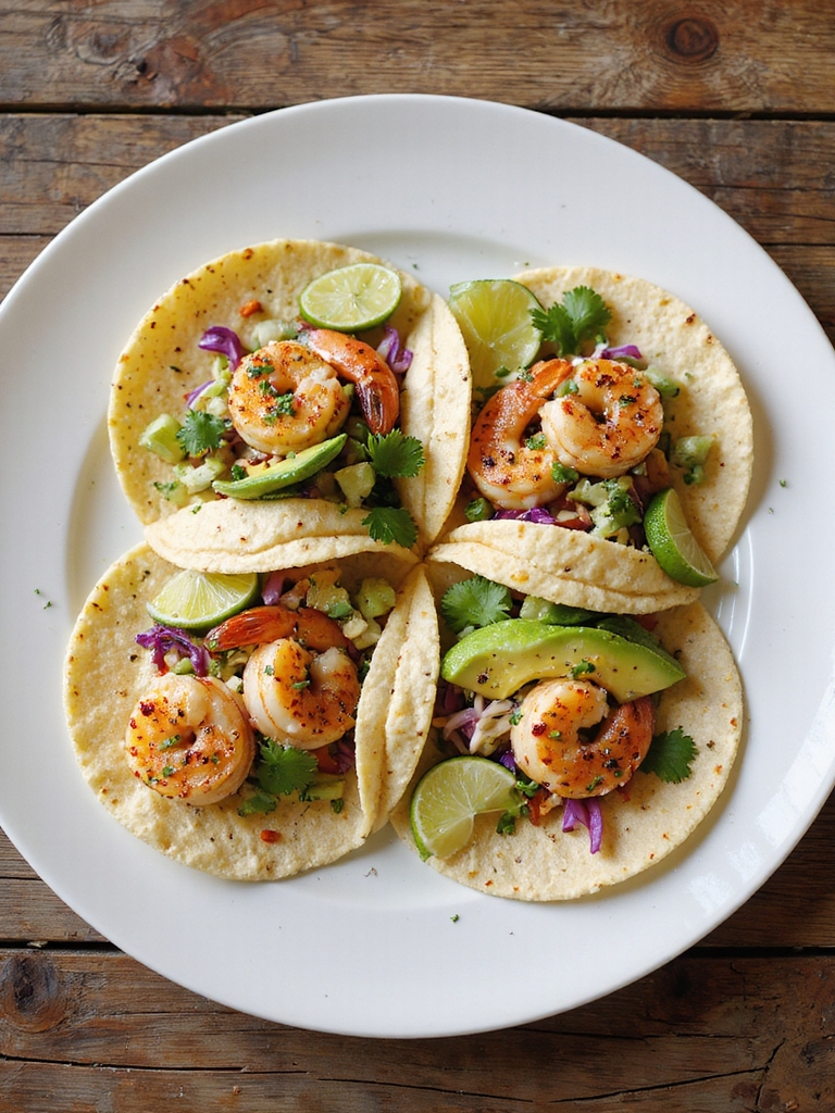 zesty shrimp tacos recipe