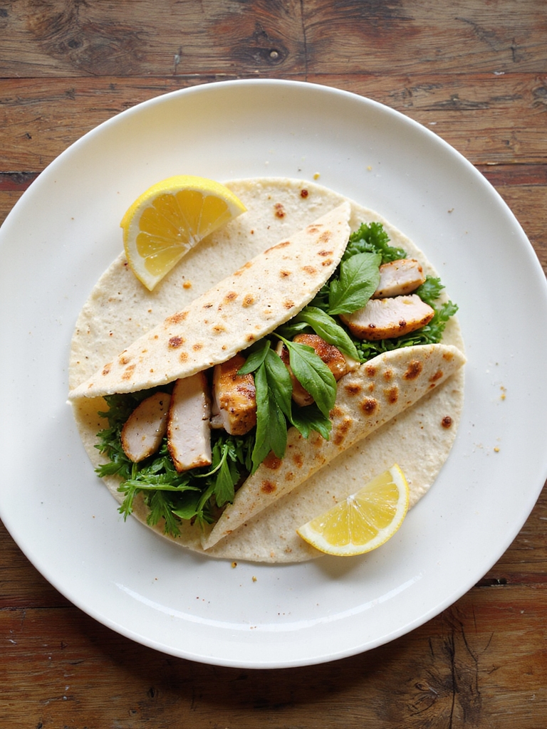 zesty turkey pesto wrap