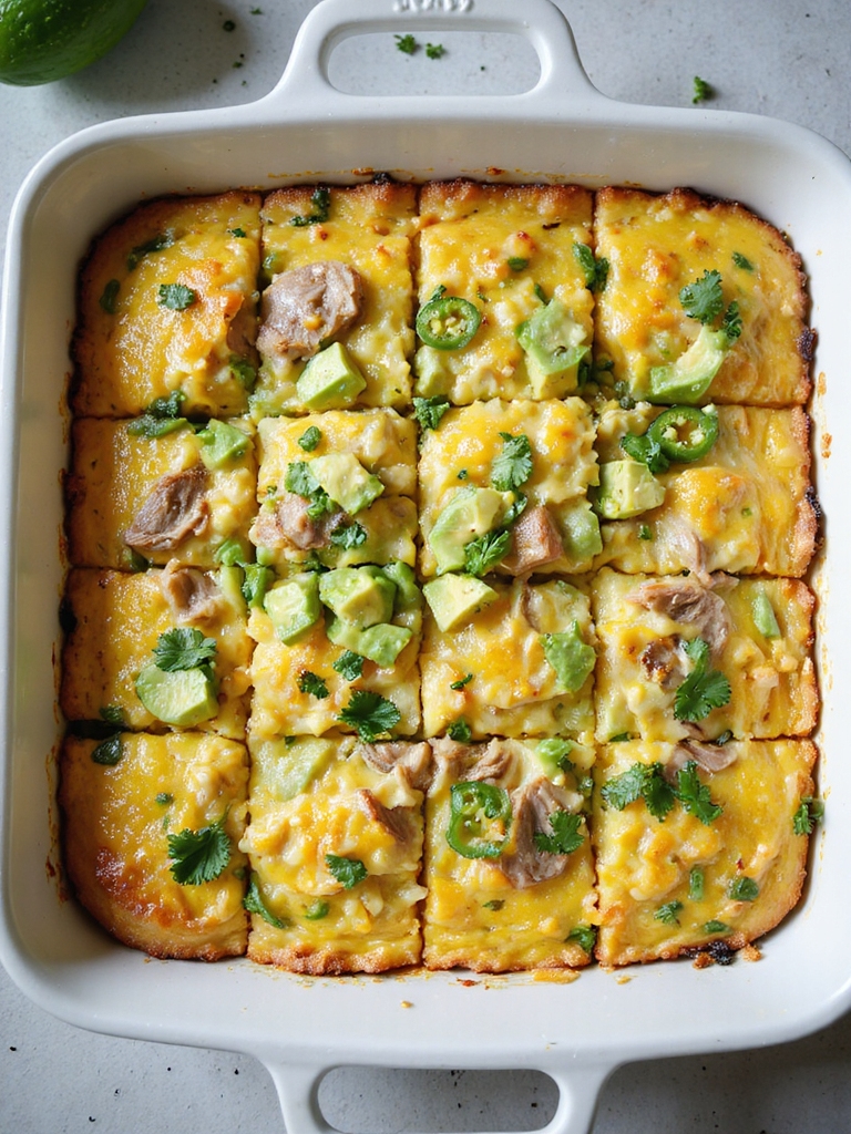 savory turkey avocado casserole