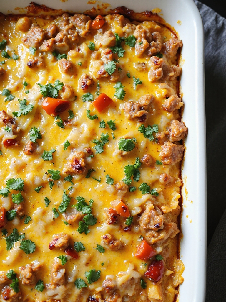 spicy chorizo breakfast casserole