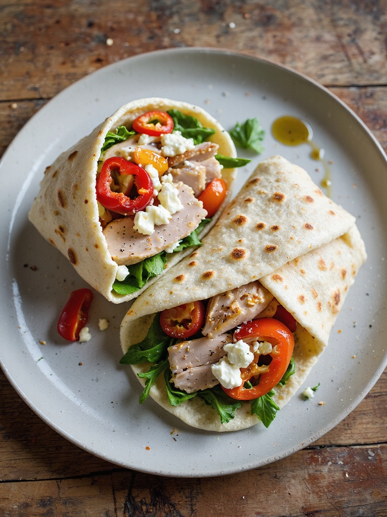 turkey roasted pepper goat cheese